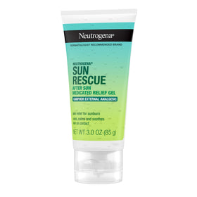 Neutrogena Sun Rescue After Sun Relief Gel 3 oz packaging details