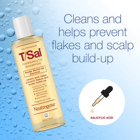 Neutrogena T/Sal Dandruff Shampoo in bathroom setting