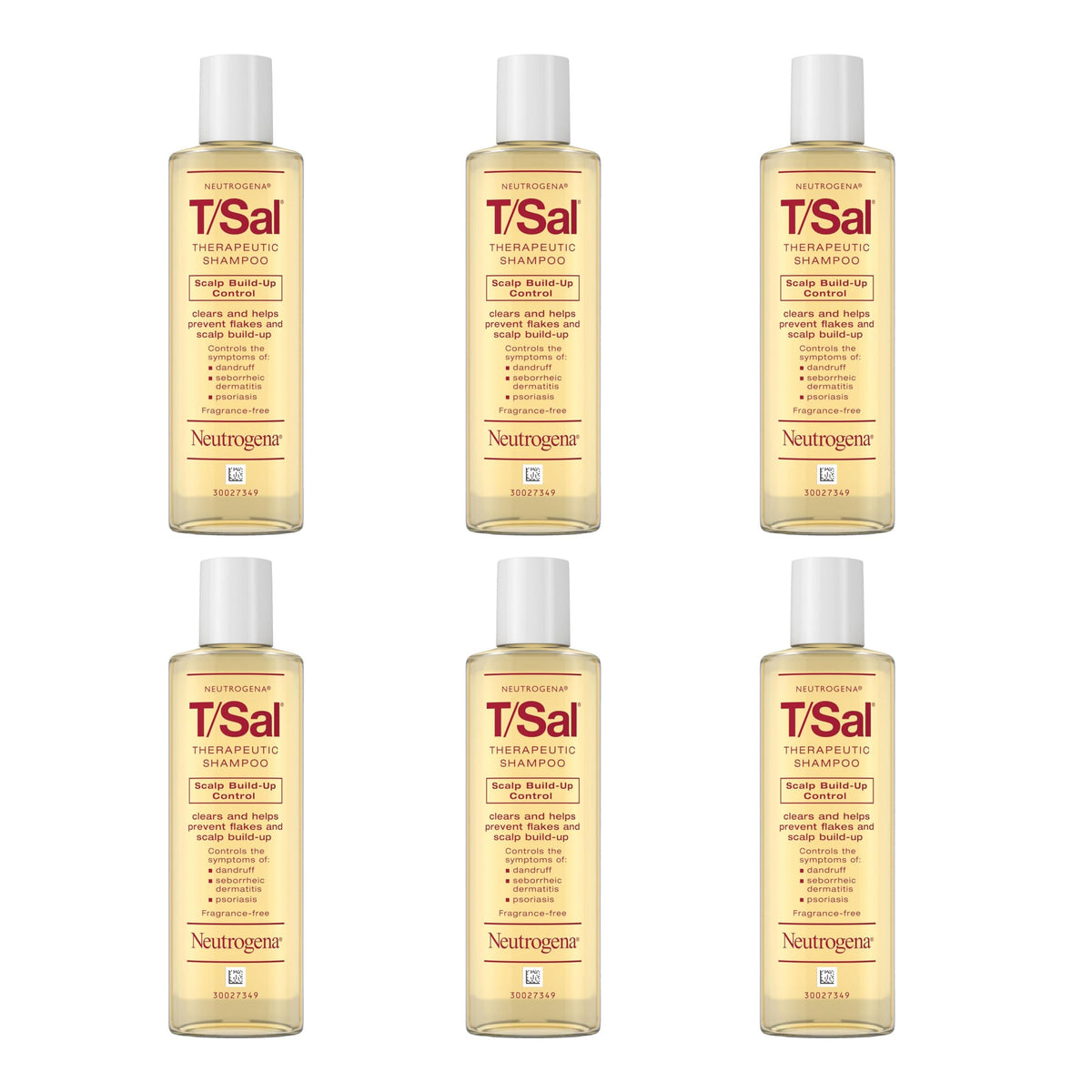 Neutrogena T/Sal Therapeutic Dandruff Shampoo 3% Salicylic Acid side view