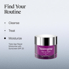 Neutrogena Triple Age Repair Face Moisturizer packaging details