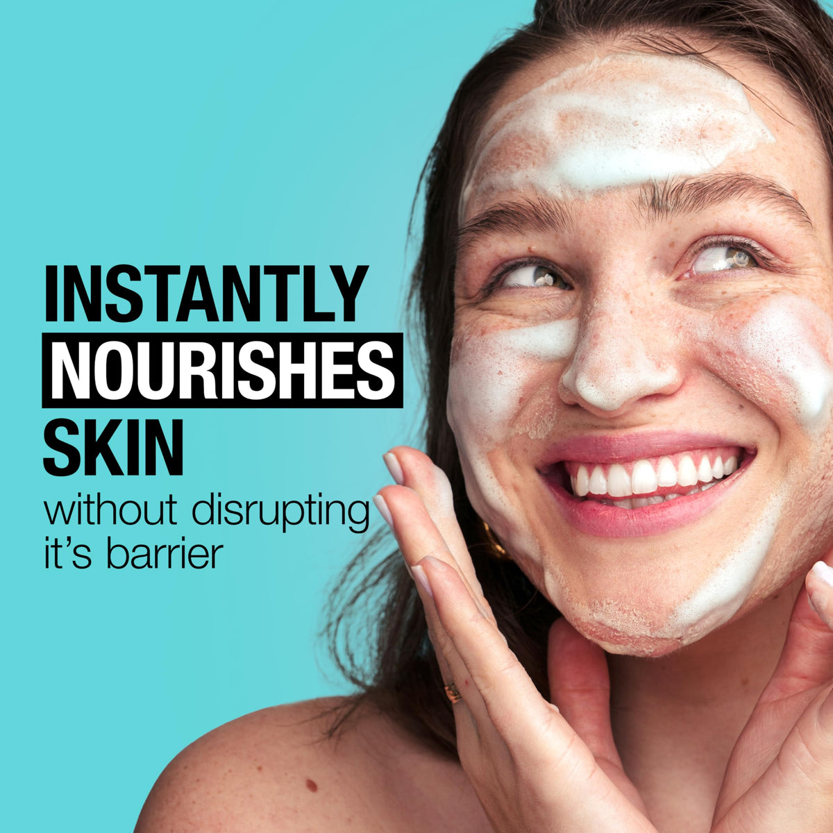 Neutrogena Ultra Gentle Cream-to-Foam Facial Cleanser back view