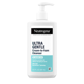 Neutrogena Ultra Gentle Cream-to-Foam Facial Cleanser front view