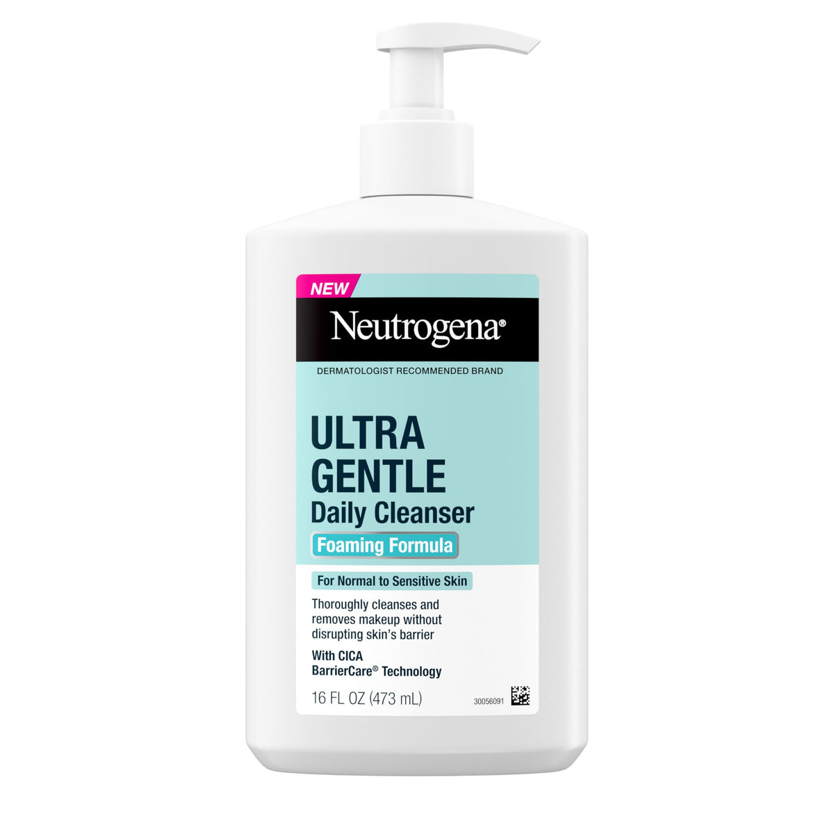 Neutrogena Ultra Gentle Foaming Facial Cleanser 16 fl. oz front view
