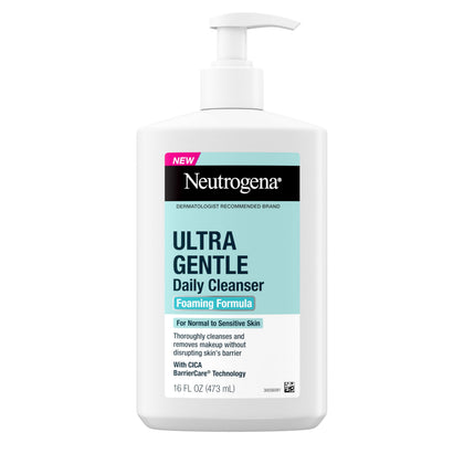Neutrogena Ultra Gentle Foaming Facial Cleanser 16 fl. oz front view