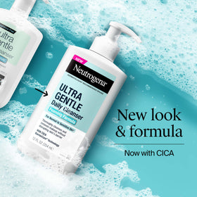 Neutrogena Ultra Gentle Foaming Facial Cleanser 5.8 fl oz back view