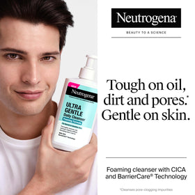 Neutrogena Ultra Gentle Foaming Facial Cleanser 5.8 fl oz side view