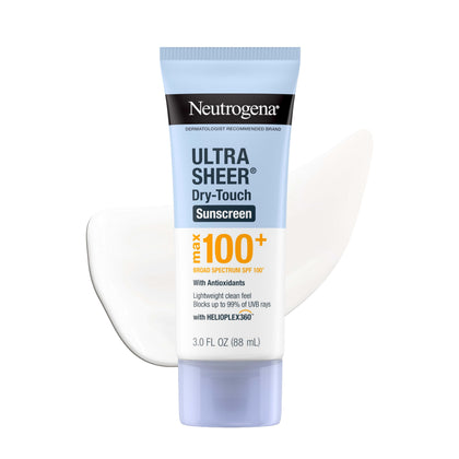 Neutrogena Ultra Sheer Dry-Touch Sunscreen Lotion 3 oz front view