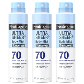 Neutrogena Ultra Sheer Dry Touch Sunscreen Spray SPF 70 front view