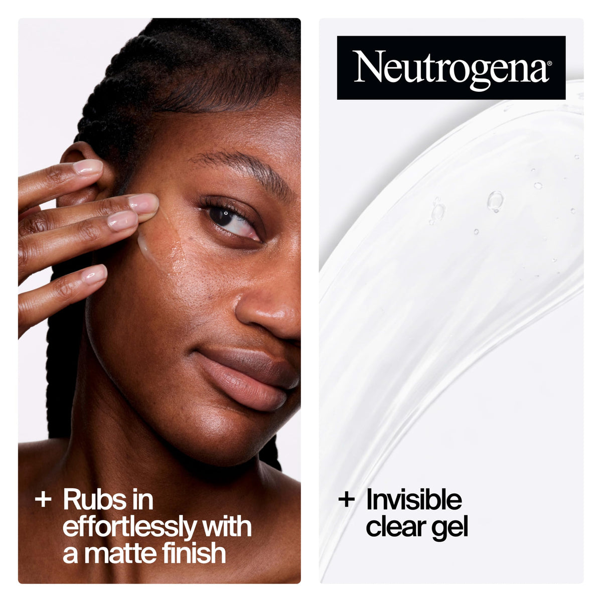 Neutrogena Ultra Sheer Invisible Gel Face Sunscreen side view