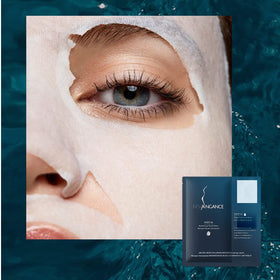 NEW ANGANCE Arctic Rejuvenation support Facial Mask being applied