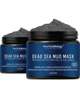NEW YORK BIOLOGY Dead Sea Mud Mask front view 4 oz packaging