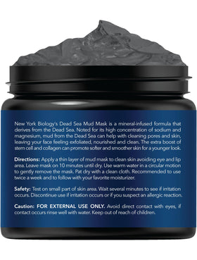 NEW YORK BIOLOGY Dead Sea Mud Mask texture close-up
