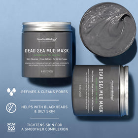 NEW YORK BIOLOGY Dead Sea Mud Mask texture close-up