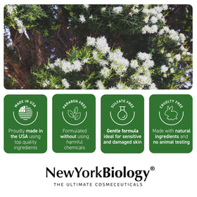 NEW YORK BIOLOGY Tea Tree Body Wash packaging and label