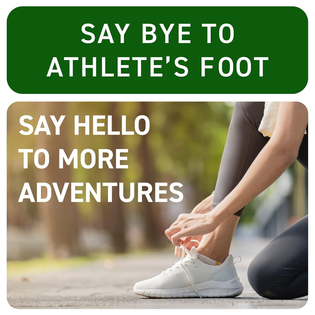 NEW YORK BIOLOGY Tea Tree Oil Foot Cream application on feet