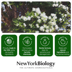 NEW YORK BIOLOGY Tea Tree Oil Foot Cream texture close-up