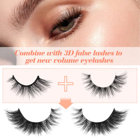 Newcally Half Lashes cut into clusters for DIY styling