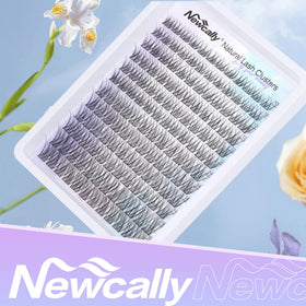 Newcally lash clusters kit contents displayed