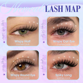 Newcally Lash Clusters Kit with included tweezers and glue