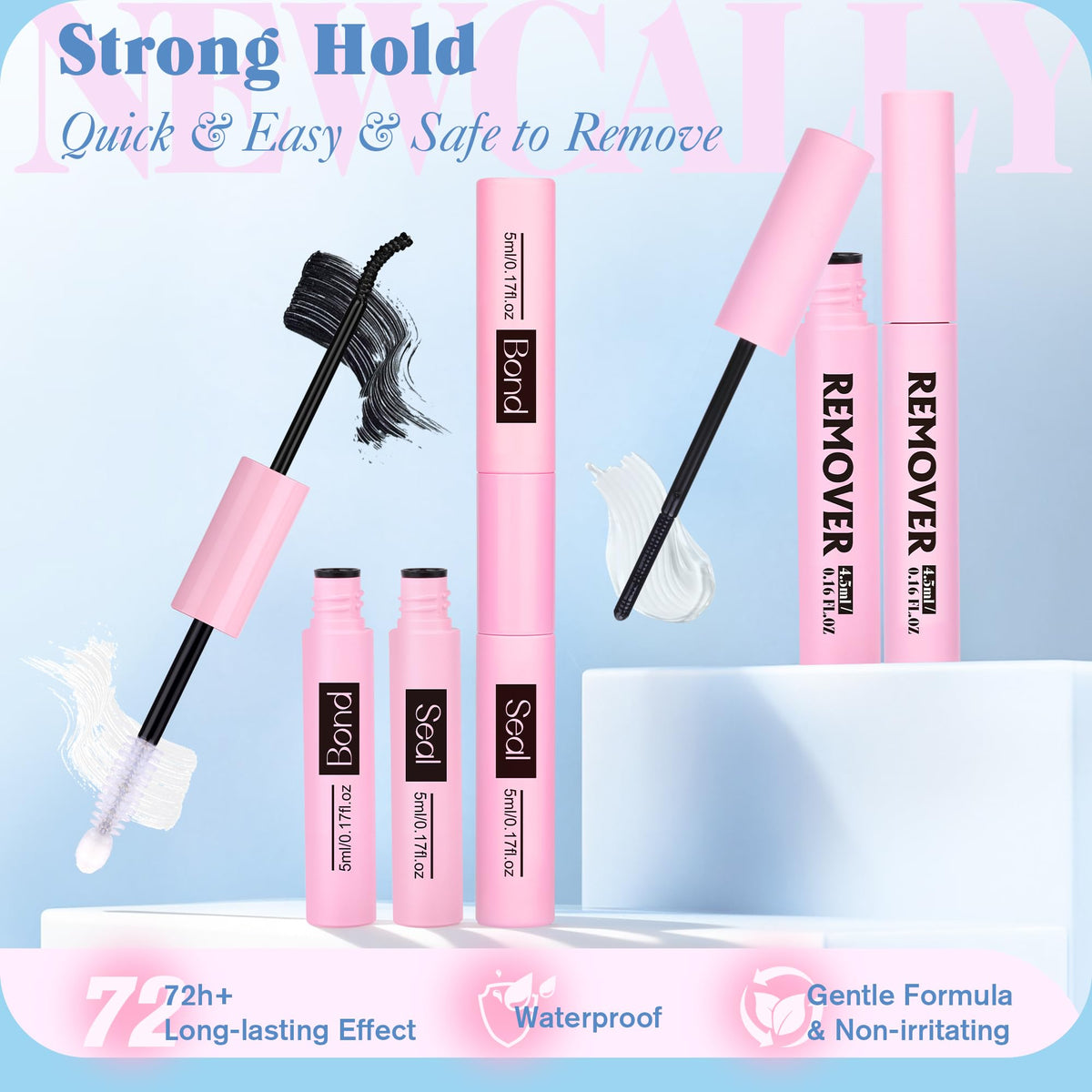 Newcally lash remover bottle from the kit