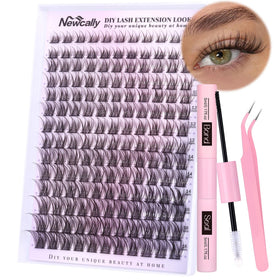Newcally Natural Lash Clusters Kit front view with packaging