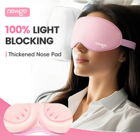 NEWGO 3D Cooling Eye Mask being used for relaxation