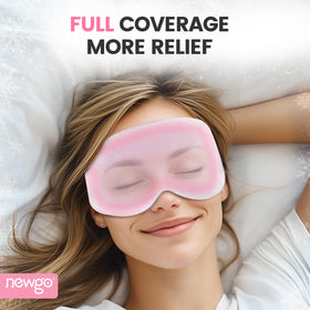 NEWGO 3D Cooling Eye Mask side view showing 3D design
