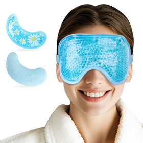 NEWGO Cooling Eye Mask dual-sided design close-up