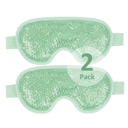 NEWGO Cooling Eye Mask front view in green