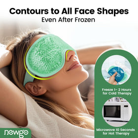NEWGO Cooling Eye Mask in resealable storage bag