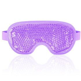 NEWGO Cooling Gel Eye Mask front view in purple