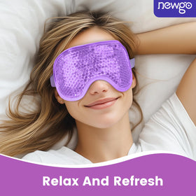 NEWGO Cooling Gel Eye Mask in resealable storage bag