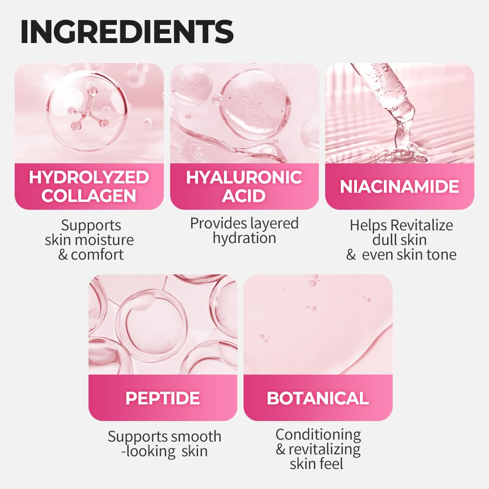 NEXTBEAU Collagen Hydrogel Face Mask packaging details