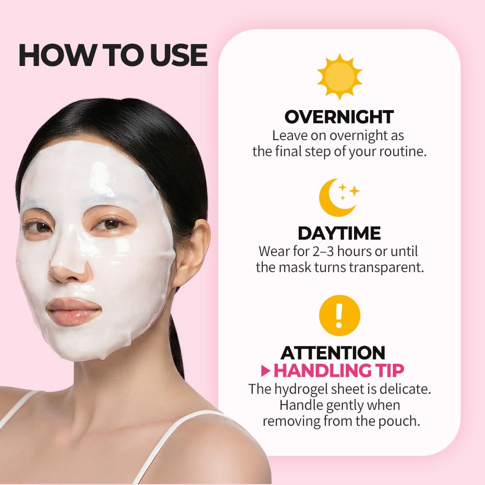 NEXTBEAU Collagen Hydrogel Face Mask texture close-up