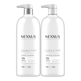 Nexxus Clean and Pure Shampoo and Conditioner 2-Pack front view