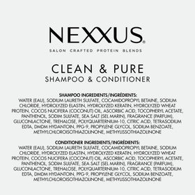 Nexxus Clean and Pure Shampoo and Conditioner 2-Pack packaging
