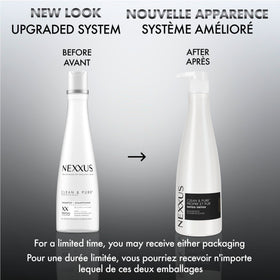 Nexxus CLEAN & PURE Shampoo 13.5 oz side view