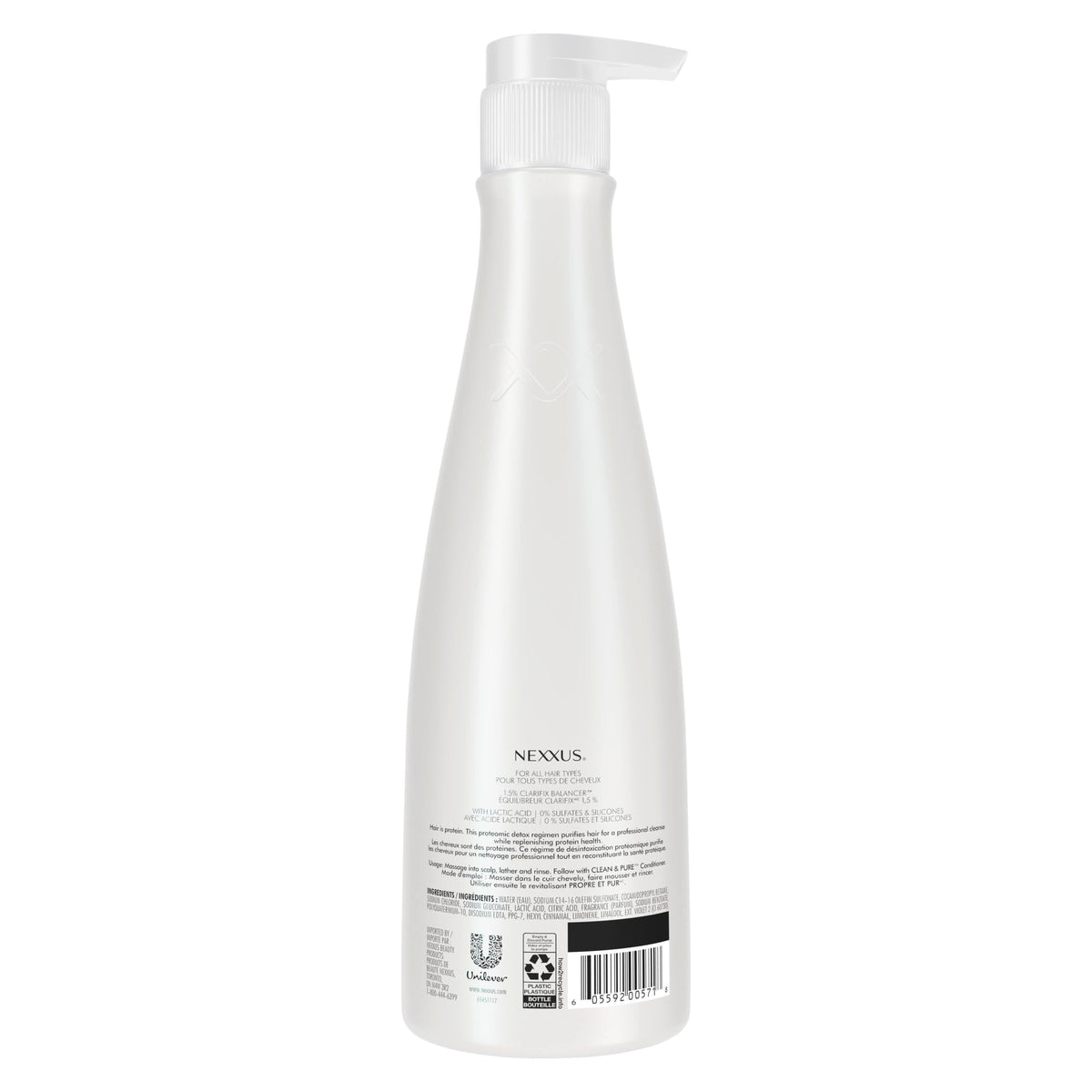 Nexxus CLEAN & PURE Shampoo 13.5 oz with packaging