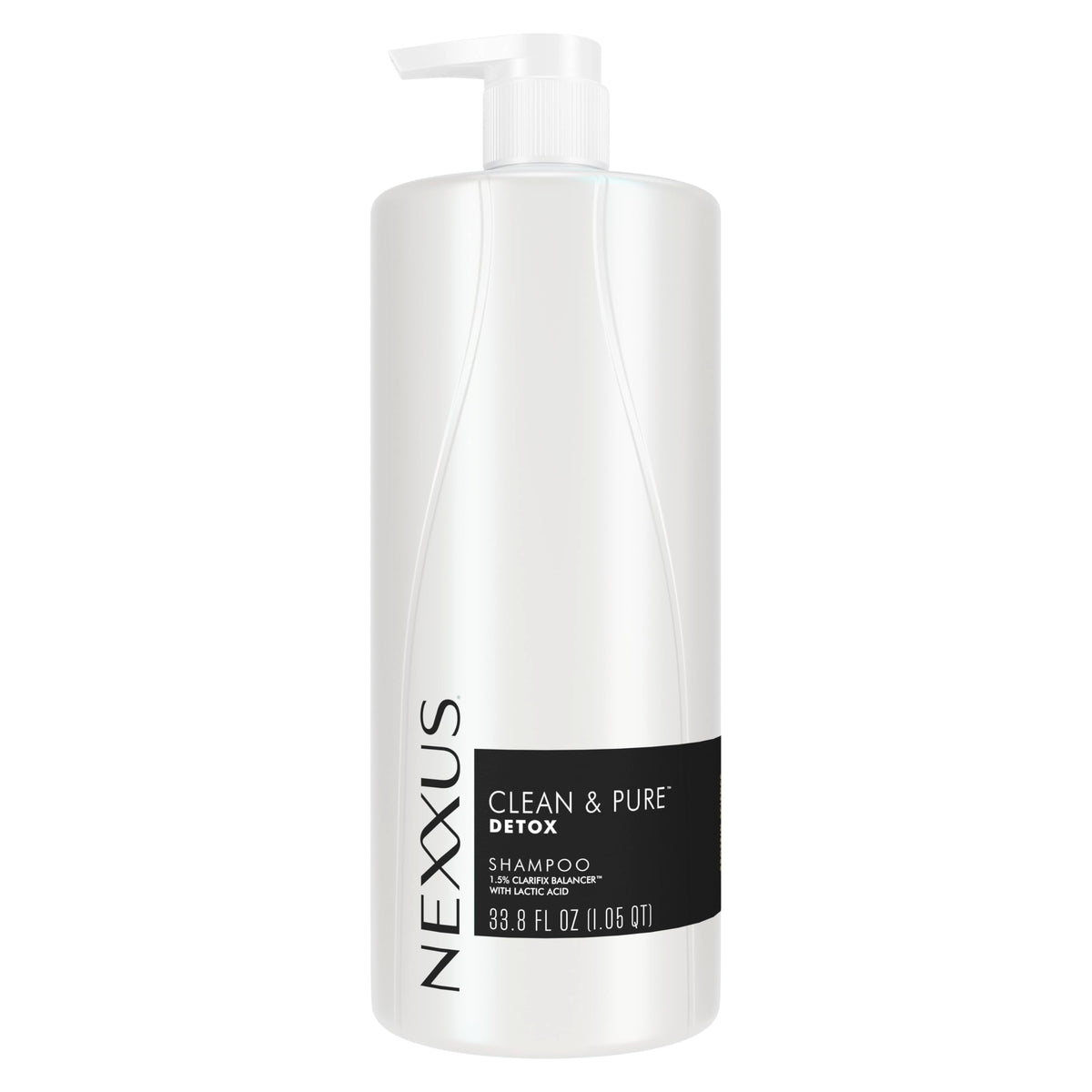Nexxus Clean & Pure Shampoo 33.8 oz front view