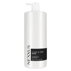 Nexxus Clean & Pure Shampoo 33.8 oz front view