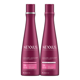 Nexxus Color Assure Shampoo and Conditioner front view 13.5oz