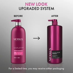 Nexxus Color Assure Shampoo and Conditioner set packaging