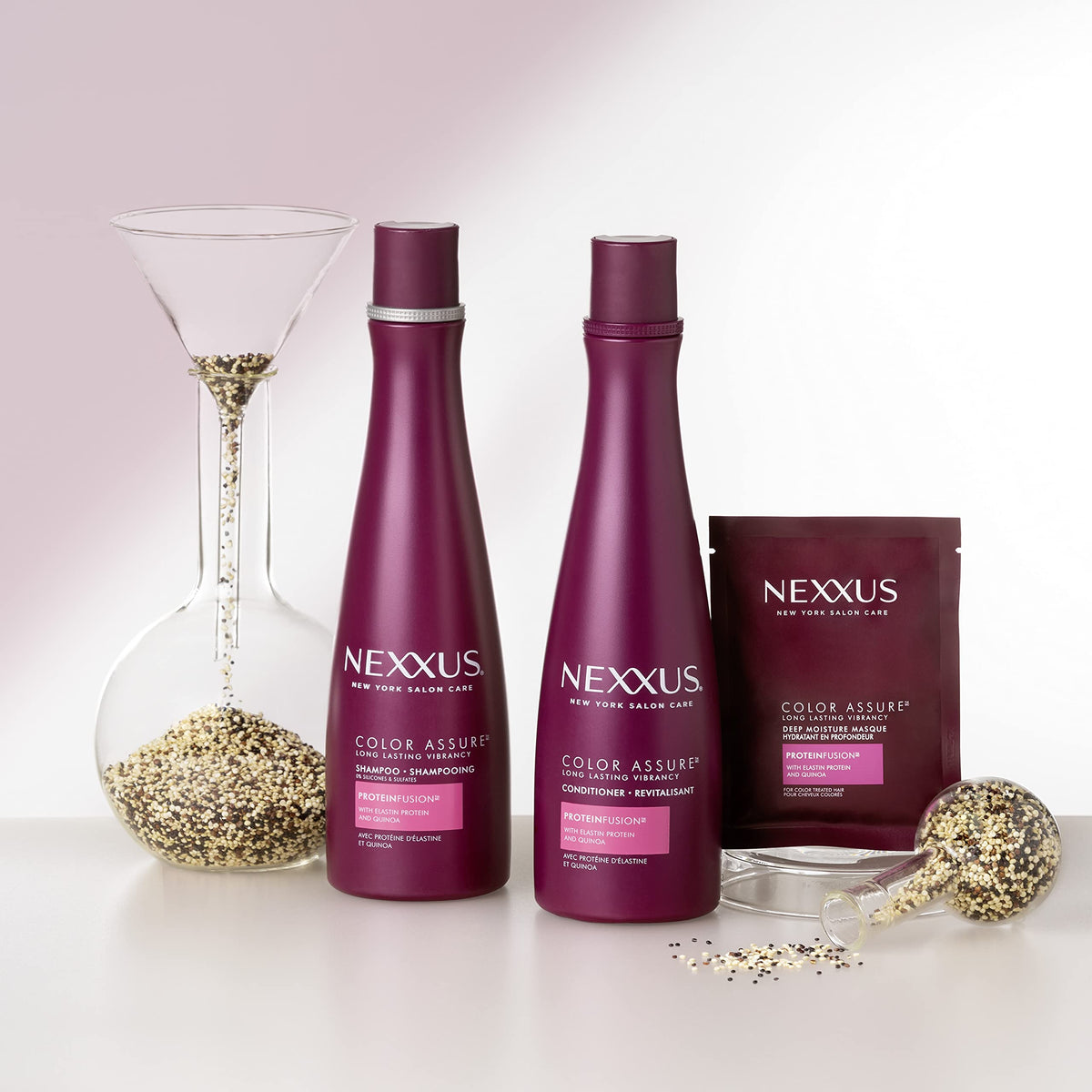 Nexxus Color Assure Shampoo and Conditioner with natural ingredients
