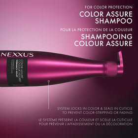 Nexxus COLOR ASSURE Shampoo packaging details