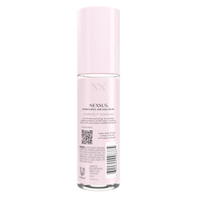 Nexxus Hair Oil bottle with cap off showing texture