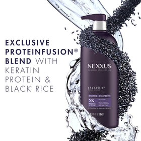 Nexxus Keraphix Shampoo and Conditioner set with masks
