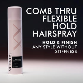 Nexxus Styling Spray Comb Thru Hairspray packaging details