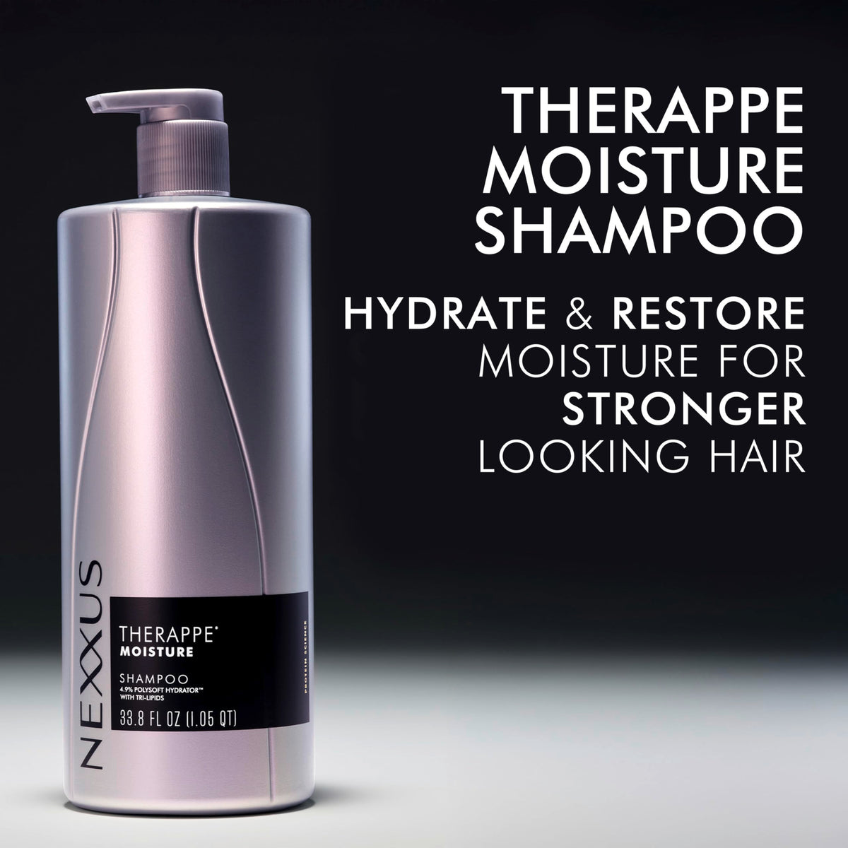 Nexxus Therapee Shampoo close-up of bottle