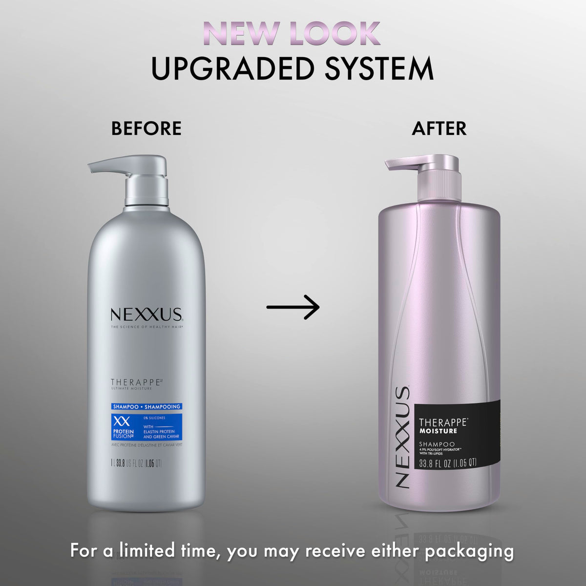 Nexxus Therapee Shampoo with ingredients list