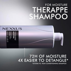 Nexxus Therapee Shampoo with smooth hair texture
